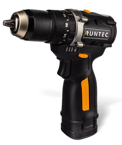 Дрель-шуруповерт аккумуляторная ударная 16 В, 45 Нм, 2*2 Ач, БЗП 13 мм, бесщеточный двиг. RUNTEC PRO Дрель-шуруповерт аккумуляторная ударная 16 В, 45 Нм, 2*2 Ач, БЗП 13 мм, бесщеточный двиг. RUNTEC PRO