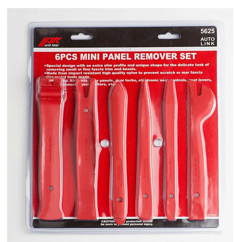 Набор съемников панелей салона 6 предм. JTC Набор съемников панелей салона 6 предм. JTC