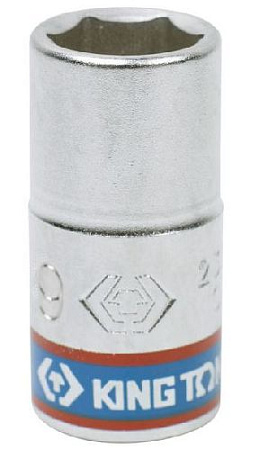 Головка торцевая 1/4" 9 мм, 6 гр., KING TONY 233509M Головка торцевая 1/4" 9 мм, 6 гр., KING TONY 233509M
