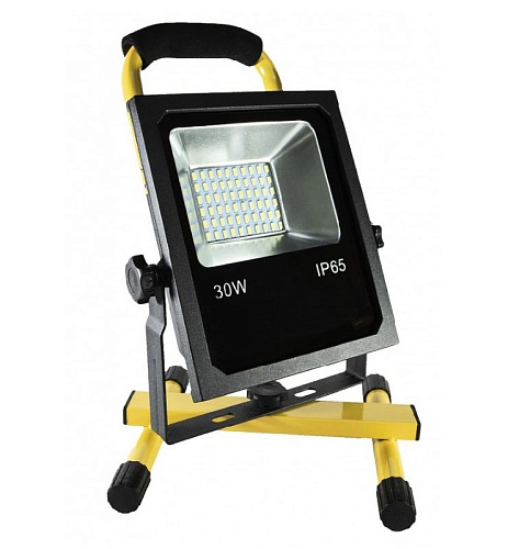 Прожектор аккумуляторный светодиодный 2400 лм, 30 Вт, 15,6 Ач ТЕХРИМ Прожектор аккумуляторный светодиодный 2400 лм, 30 Вт, 15,6 Ач ТЕХРИМ