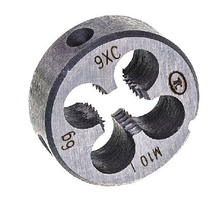 Плашка М 10,0*1,5 (осн.) лев. 9ХС Волжский инструмент Плашка М 10,0*1,5 (осн.) лев. 9ХС Волжский инструмент
