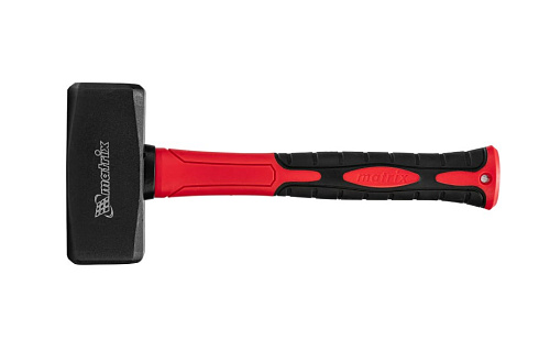 Кувалда 2,0 кг с фиберглассовой рукояткой MATRIX optimal Кувалда 2,0 кг с фиберглассовой рукояткой MATRIX optimal