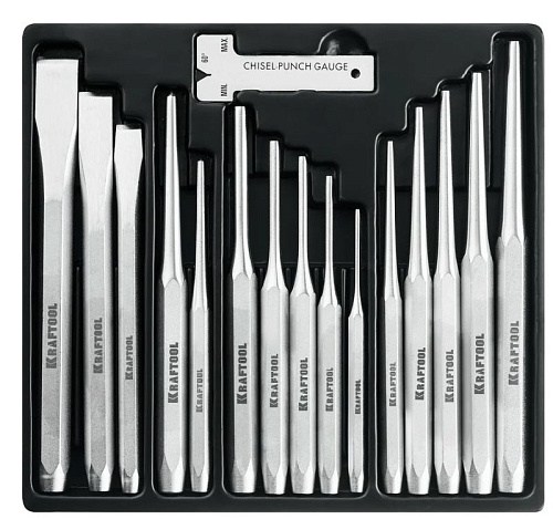 Набор ударно-режущего инструмента 15 предм. KRAFTOOL Grand-15 Набор ударно-режущего инструмента 15 предм. KRAFTOOL Grand-15