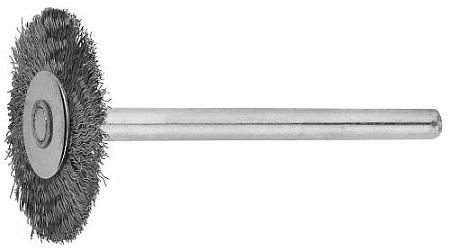 Щетка для гравера дисковая 20х3,2 мм, L 42 мм ЗУБР Щетка для гравера дисковая 20х3,2 мм, L 42 мм ЗУБР