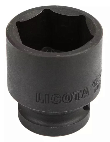Головка торцевая ударная 1/2" 26 мм, 6 гр., CrMo Licota Головка торцевая ударная 1/2" 26 мм, 6 гр., CrMo Licota