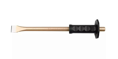 Зубило слесарное 400*30 мм с резиновым протектором CrMo Licota Зубило слесарное 400*30 мм с резиновым протектором CrMo Licota