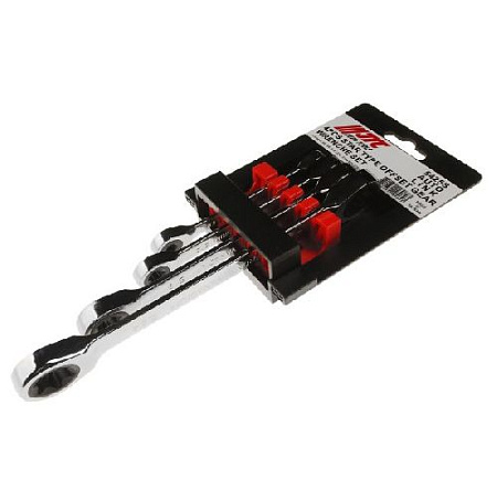 Набор ключей накидных трещоточных Е6-Е24 (4 шт.) CrV JTC Набор ключей накидных трещоточных Е6-Е24 (4 шт.) CrV JTC