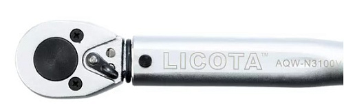 Ключ динамометрический 3/8" 20-100 Нм, шкала-микрометр Licota Ключ динамометрический 3/8" 20-100 Нм, шкала-микрометр Licota