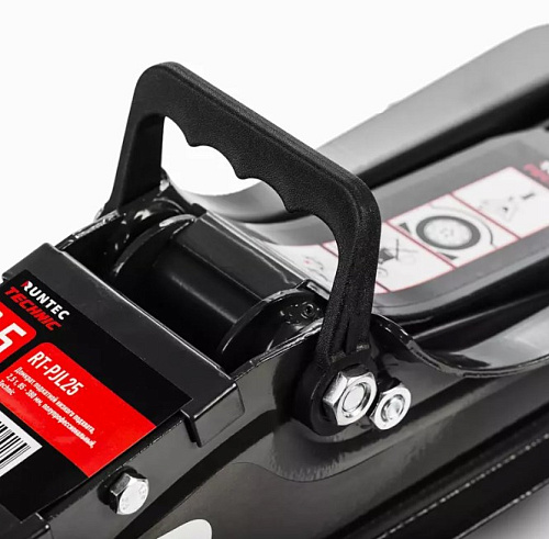 Домкрат подкатной 2,5 т 85-380 мм низкого подхвата, ручка для переноски RUNTEC TECHNIC Домкрат подкатной 2,5 т 85-380 мм низкого подхвата, ручка для переноски RUNTEC TECHNIC