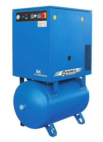 Компрессор винтовой 800 л/мин, 5,5 кВт, 8 бар, 380 В, ресивер 270 л Remeza Компрессор винтовой 800 л/мин, 5,5 кВт, 8 бар, 380 В, ресивер 270 л Remeza