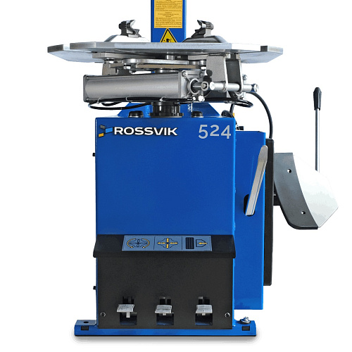 Станок шиномонтажный полуавтоматический 10-24", 220 В, синий ROSSVIK V-524 Станок шиномонтажный полуавтоматический 10-24", 220 В, синий ROSSVIK V-524