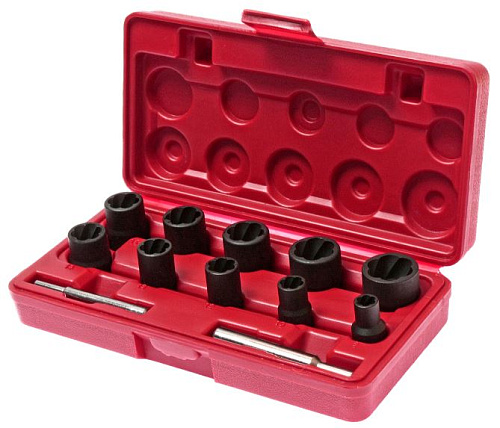 Набор головок для скругленного крепежа 1/2", 3/8", 8-21 мм (12 предм) JTC Набор головок для скругленного крепежа 1/2", 3/8", 8-21 мм (12 предм) JTC