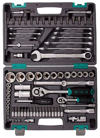 Набор инструмента 82 предм (1/4", 1/2") STELS Набор инструмента 82 предм (1/4", 1/2") STELS