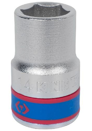 Головка торцевая 1/2" 14 мм, 6 гр., KING TONY 433514M Головка торцевая 1/2" 14 мм, 6 гр., KING TONY 433514M