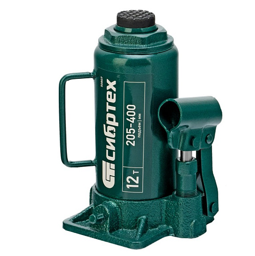 Домкрат бутылочный 12 т 205-400 мм Сибртех Домкрат бутылочный 12 т 205-400 мм Сибртех