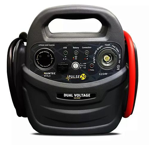 Пусковое устройство аккумуляторное 1600/1100 A, 12/24 В, Pulse 24, RUNTEC Пусковое устройство аккумуляторное 1600/1100 A, 12/24 В, Pulse 24, RUNTEC