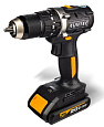 Дрель-шуруповерт аккумуляторная ударная 20 В, 55 Нм, 2*2 Ач, бесщеточный двиг. RUNTEC PRO Дрель-шуруповерт аккумуляторная ударная 20 В, 55 Нм, 2*2 Ач, бесщеточный двиг. RUNTEC PRO