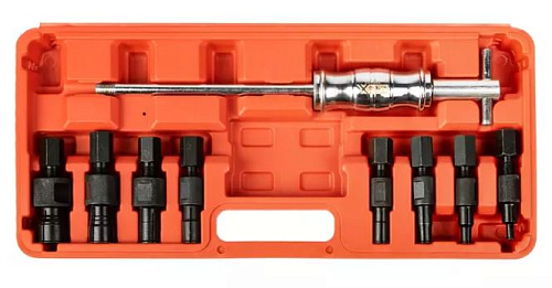 Съемник подшипников цанговый с обратным молотком 9 предм SpecX Съемник подшипников цанговый с обратным молотком 9 предм SpecX