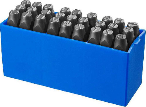 Клейма буквенные 8 мм (латинские) ЗУБР Профессионал Клейма буквенные 8 мм (латинские) ЗУБР Профессионал