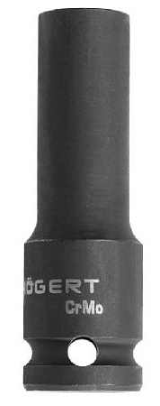 Головка торцевая ударная глубокая 1/2" 21 мм, 6 гр., DIN 3121, CrMo HOEGERT Головка торцевая ударная глубокая 1/2" 21 мм, 6 гр., DIN 3121, CrMo HOEGERT