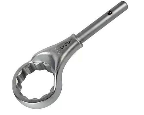 Ключ накидной односторонний 90 изогнутый усиленный CrV Licota Ключ накидной односторонний 90 изогнутый усиленный CrV Licota