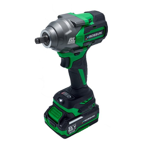 Гайковерт аккумуляторный 1/2", 21 В,1000 Нм, 1*4 Ач LMS, бесщеточ. двиг. ROSSVIK Гайковерт аккумуляторный 1/2", 21 В,1000 Нм, 1*4 Ач LMS, бесщеточ. двиг. ROSSVIK