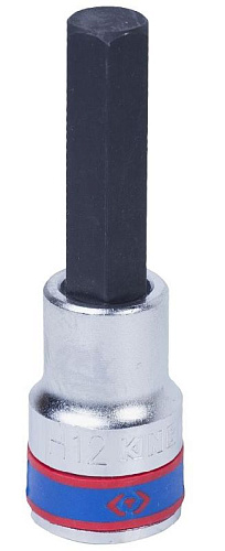 Головка торцевая с шестигранной вставкой 1/2" H12, 80 мм KING TONY 403512 Головка торцевая с шестигранной вставкой 1/2" H12, 80 мм KING TONY 403512