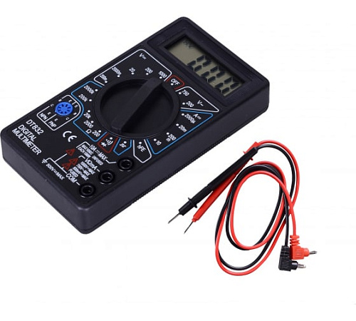 Мультиметр цифровой 0,2-1000В, 200-750В, 10А, 0-2 МОм, с "прозвонком" Ресанта DT 832 Мультиметр цифровой 0,2-1000В, 200-750В, 10А, 0-2 МОм, с "прозвонком" Ресанта DT 832