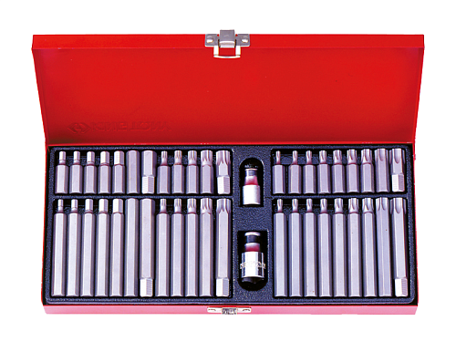 Набор бит 44 предм. TORX, SPLINE, HEX (10 мм) KING TONY 1044CQ Набор бит 44 предм. TORX, SPLINE, HEX (10 мм) KING TONY 1044CQ