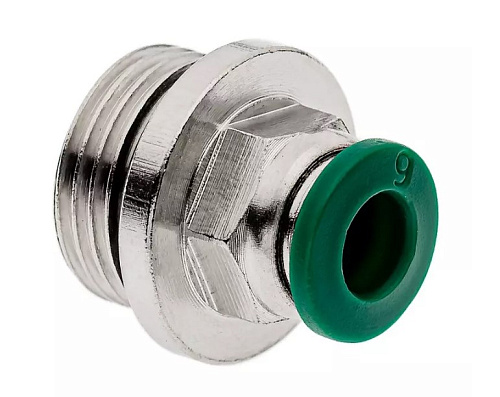 Фитинг цанговый М3/8" 6 мм, с уплотнением, метал. корпус GARWIN PRO Фитинг цанговый М3/8" 6 мм, с уплотнением, метал. корпус GARWIN PRO