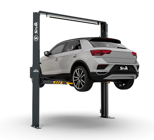 Подъемник 2-стоечный 4,2 т с верхней синхронизацией 3750 мм SIVIK ПГА-4200-КЕ Подъемник 2-стоечный 4,2 т с верхней синхронизацией 3750 мм SIVIK ПГА-4200-КЕ