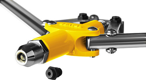 Заклепочник двуручный для вытяжных заклепок 3,2-4,8 мм, 530 мм STAYER MX-48 Заклепочник двуручный для вытяжных заклепок 3,2-4,8 мм, 530 мм STAYER MX-48