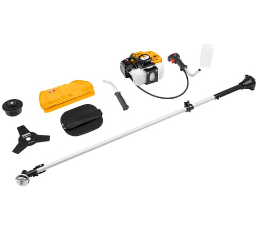 Триммер бензиновый DTS-52, 52 см3, неразъемная штанга, состоит из 2 частей// Denzel Триммер бензиновый DTS-52, 52 см3, неразъемная штанга, состоит из 2 частей// Denzel