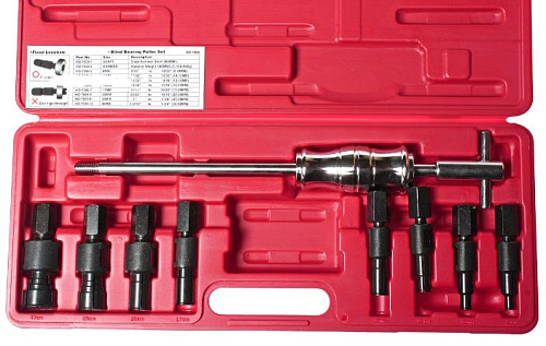 Съемник подшипников цанговый с обратным молотком 9 предм JTC Съемник подшипников цанговый с обратным молотком 9 предм JTC