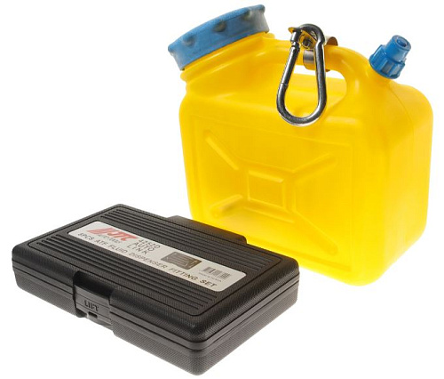 Емкость для заправки АКПП маслом с набором адаптеров (8 шт.) JTC Емкость для заправки АКПП маслом с набором адаптеров (8 шт.) JTC