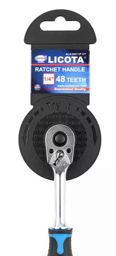 Трещотка 1/4" 140 мм, z=48 CrV Licota Трещотка 1/4" 140 мм, z=48 CrV Licota