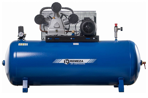 Компрессор масляный ременной 270 л, 5,5 кВт, 950 л/мин, 10 бар, 380 В Remeza СБ 4/Ф-270.LB 75 Компрессор масляный ременной 270 л, 5,5 кВт, 950 л/мин, 10 бар, 380 В Remeza СБ 4/Ф-270.LB 75