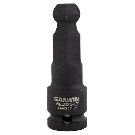 Головка торцевая ударная HEX 1/2" Н17 мм L=78 мм с шаром GARWIN Головка торцевая ударная HEX 1/2" Н17 мм L=78 мм с шаром GARWIN