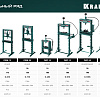 Пресс гидравлический 20 т ручной/ножной привод KRAFTOOL PMP-20 Пресс гидравлический 20 т ручной/ножной привод KRAFTOOL PMP-20