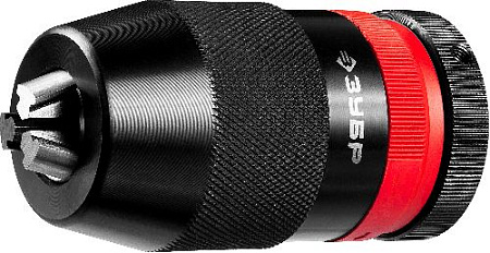 Патрон сверлильный быстрозажимной с фикс.кольцом 0-16 мм, на конус Морзе В16 (МТ2) ЗУБР Профессионал Патрон сверлильный быстрозажимной с фикс.кольцом 0-16 мм, на конус Морзе В16 (МТ2) ЗУБР Профессионал