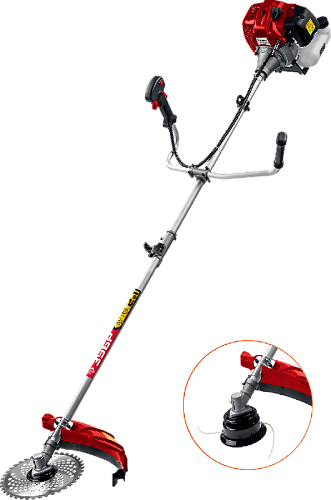 Бензотриммер (мотокоса), 2.5 кВт / 3.3 л.с., 52 см3, разборная штанга ЗУБР Бензотриммер (мотокоса), 2.5 кВт / 3.3 л.с., 52 см3, разборная штанга ЗУБР