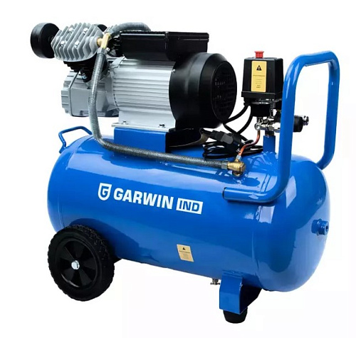 Компрессор масляный прямой привод 50 л, 2,2 кВт, 356 л/мин, 10 бар, 230 В GARWIN INDUSTRIAL Компрессор масляный прямой привод 50 л, 2,2 кВт, 356 л/мин, 10 бар, 230 В GARWIN INDUSTRIAL