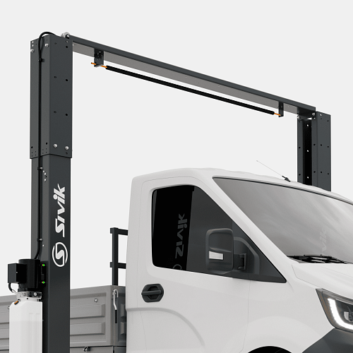 Подъемник 2-стоечный 5,0 т с верхней синхронизацией 4447 мм 380 В SIVIK ПГА-5000/1 Подъемник 2-стоечный 5,0 т с верхней синхронизацией 4447 мм 380 В SIVIK ПГА-5000/1