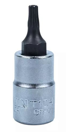 Головка торцевая со вставкой torx с отверстием 1/4" T10H, 37 мм GARWIN Головка торцевая со вставкой torx с отверстием 1/4" T10H, 37 мм GARWIN