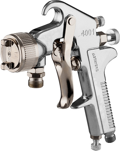 Краскопульт с нижним бачком 1000 мл, EA, дюза 1,4 мм STAYER AirPro S Краскопульт с нижним бачком 1000 мл, EA, дюза 1,4 мм STAYER AirPro S