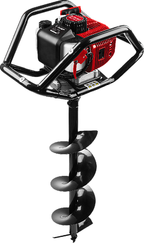 Мотобур (бензобур) со шнеком, d=60-250 мм, 52 см3, 2 оператора, ЗУБР Мотобур (бензобур) со шнеком, d=60-250 мм, 52 см3, 2 оператора, ЗУБР