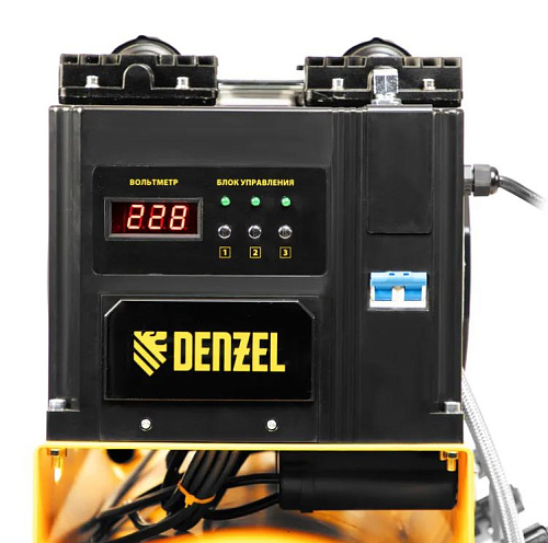 Компрессор безмасляный 100 л, 3,3кВт (3х1,1), 570 л/мин, 8 бар,220 В, блок управ Denzel DLS 3300/100 Компрессор безмасляный 100 л, 3,3кВт (3х1,1), 570 л/мин, 8 бар,220 В, блок управ Denzel DLS 3300/100