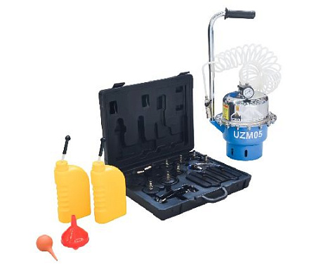 Установка для прокачки тормозной системы и системы сцепления пневматическая 6 л Trommelberg UZM05 Установка для прокачки тормозной системы и системы сцепления пневматическая 6 л Trommelberg UZM05