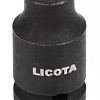Головка торцевая ударная 1/4" 9 мм, 6 гр., CrMo Licota Головка торцевая ударная 1/4" 9 мм, 6 гр., CrMo Licota