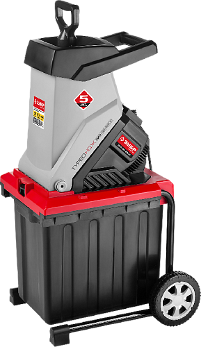 Измельчитель садовый электрический, ЗУБР ЗИЭ-40-2500, р/с 40 мм, контейнер 50 л, 2500 Вт Измельчитель садовый электрический, ЗУБР ЗИЭ-40-2500, р/с 40 мм, контейнер 50 л, 2500 Вт